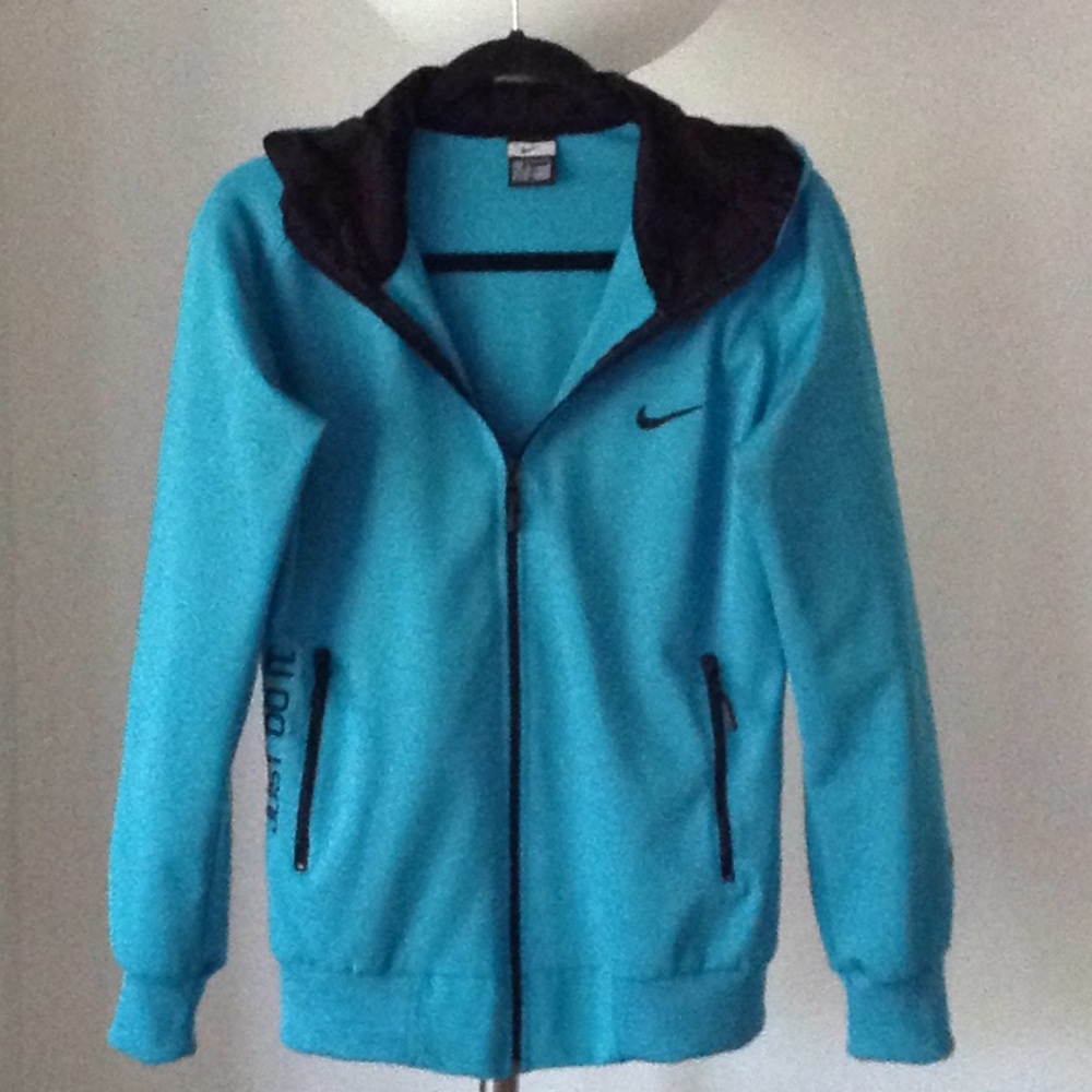 ♠️ NIKE - "Just Do It" Full Zip Hoodie Jacket